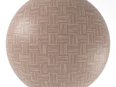 Parquet - Laminate - Wooden floor 4 in 1 3D model 42