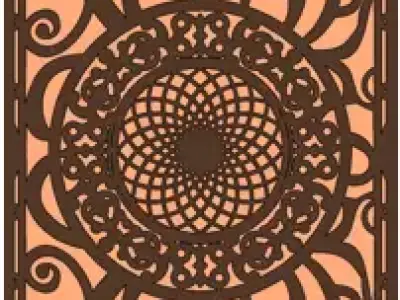 Door Decorative Plasma CNC 3D model