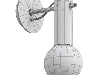 Wall Light 3D model 11