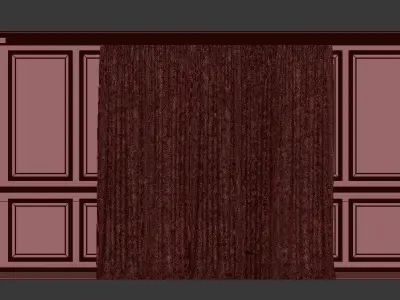 Curtain Set 187 3D model