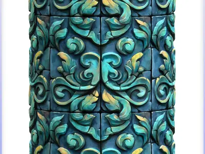 Stylized Ornaments Seamless Texture Texture