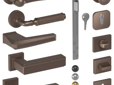 door handles part3 3D model