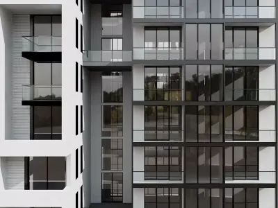 RESIDENTIAL BUILDING NO99 A 3D model