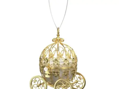 Dolce Gabbana Cinderella Carriage Bag Low-poly 3D model