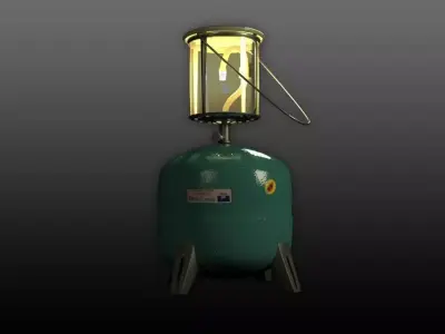Gas Lamp 3d Model Free 3D model