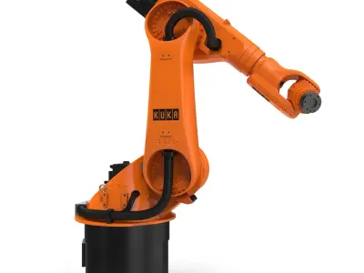  Kuka Robot KR 30-3 Rigged for C4D 