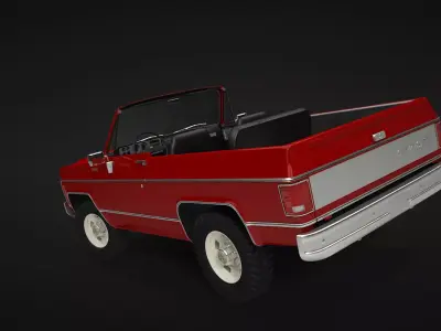 Chevrolet Blazer 1974 Convertible 3D model