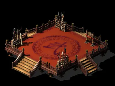 Song dynasty-East City-Arena 3D model