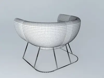 Pillow Tub Chair 3D model