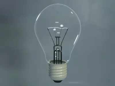 Bulb light 3D model buy