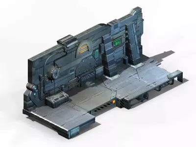 Machinery - Wall 02 3D model