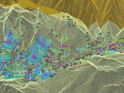 Mountain Landscape 3D model