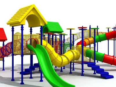 3D Play Ground Furniture 3D model