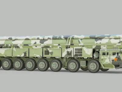  Dongfeng DF-41 Mobile Intercontinental Ballistic Missile PBR 