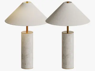 Adelaide Marble Table Lamp 3D model