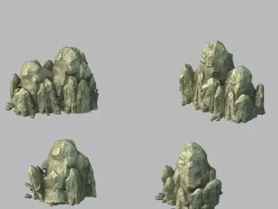 Mountain - Stone 22 3D model