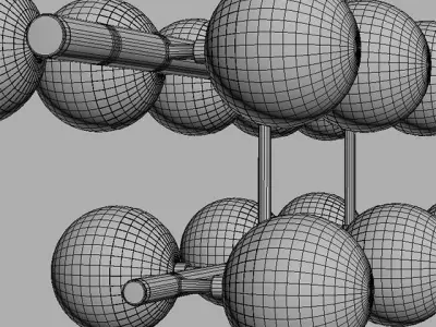 Chandelier Arteriors Wahlburg Two Tired 3D model