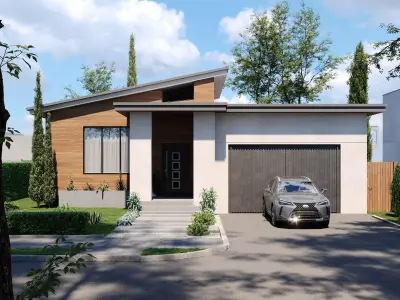 Modern House Exterior  3D model buy