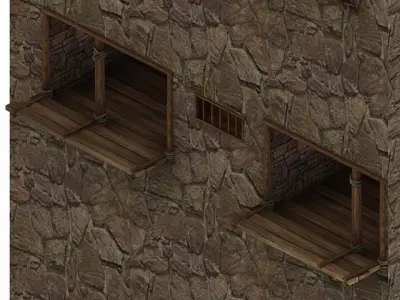 Game Desert - Building - House 01 3D model