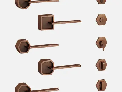 door handle 001 3D model