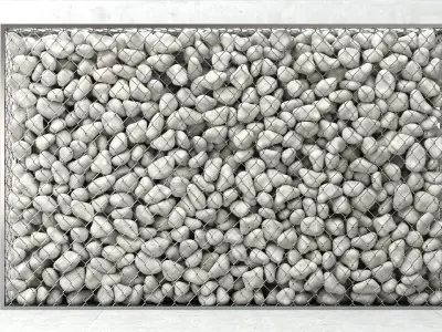 Gabion pebble 3D model