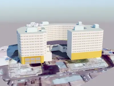 IRN MASHHAD ARMAN SHOPPING CENTR Low-poly 3D model