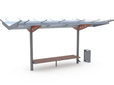 Bus Stop 01 3D model