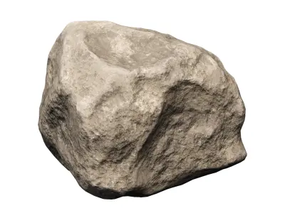 Low Poly Rocks Set 07 3D model