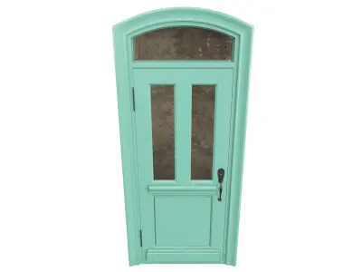 Entrance classic door 76 3D model