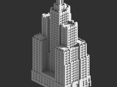 Industrial National Bank Building Free 3D print model