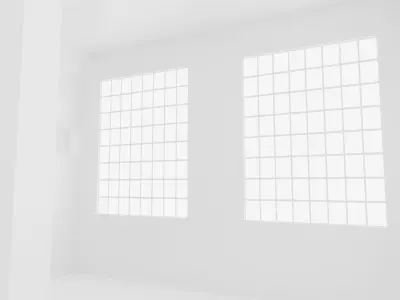 Concept space interior empty room 1 Low-poly 3D model