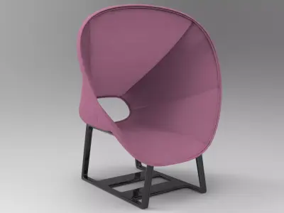Gramophone Armchair 3D model