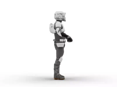 Scout Trooper - Star Wars Low-poly 3D model
