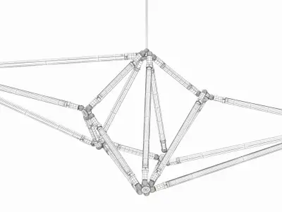 Shy Pendant Light 3D model