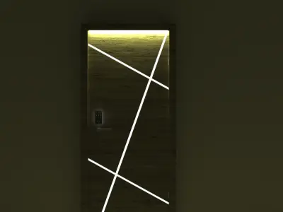 Hi-tech doors for you 3D model