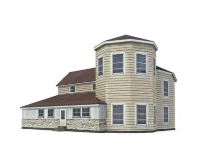 Two Story Model Home 3D model