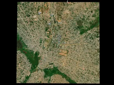 Malanje satellite city 3D model