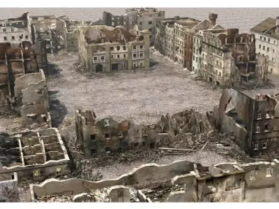 Urban disaster scenarios 3D model