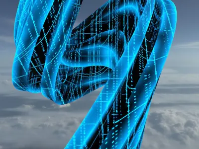 Curly Tower 3D model