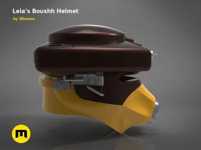 Princess Leia - Boushh Helmet 3D print model