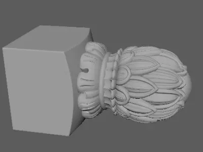 baluster statue 3D model