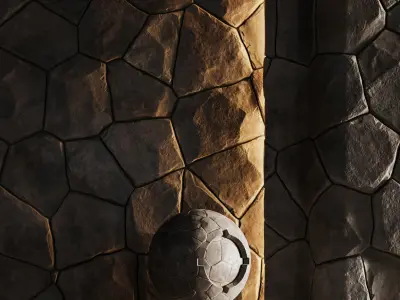 H113 Stone - PBR - 4K - Seamless - SBSAR 3D model