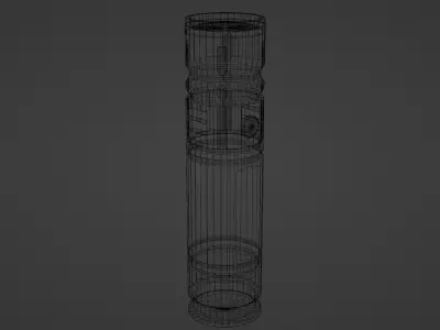 Flashlight 3D model 7