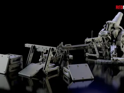 Medusa Cannon - Heavy artillery of the Imperial Force 3D print model