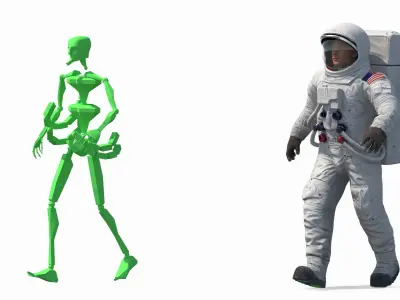  NASA Astronauts Rigged Collection 