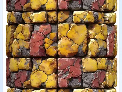 Stylized Wall Seamless Texture Texture 4
