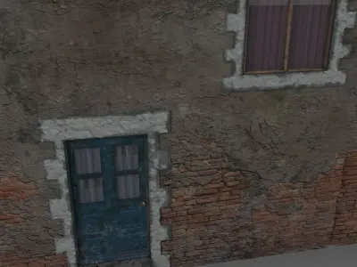 Farm House low poly Low-poly 3D model