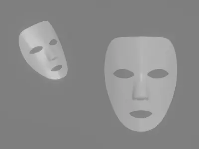 Mask Face 3D model