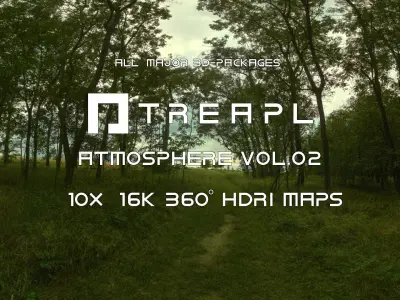 10X HDRI SKIES TREAPL ATMOSPHERE VOL02 - BUNDLE - 360 SKY Texture