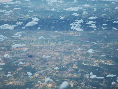 Yuncheng China City Landscape 3D Model 3D model